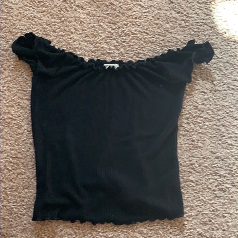 Black Crop Top
